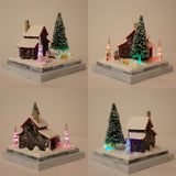 90 毫米立方体微型“圣树下 2”：芋头彩绘，未按比例 240