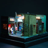 90mm Cube Miniature "Showa Retro Yokocho 2" : Taro, Diorama art work Non-scale 271