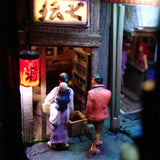 90mm Cube Miniature "Showa Retro Yokocho 2" : Taro, Diorama art work Non-scale 271