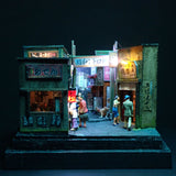 90mm Cube Miniature "Showa Retro Yokocho 2" : Taro, Diorama art work Non-scale 271