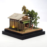 90mm cube miniature "Chikurin-an Takase" : Taro diorama work non-scale 274