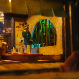 90mm cube miniature "Chikurin-an Takase" : Taro diorama work non-scale 274