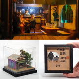 90mm cube miniature "Chikurin-an Takase" : Taro diorama work non-scale 274