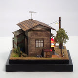 90mm cube miniature "Jimpachi of Nezu" : Taro diorama work non-scale 277