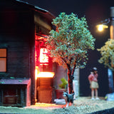 90mm cube miniature "Jimpachi of Nezu" : Taro diorama work non-scale 277