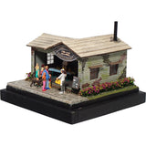 90mm cube miniature "Kebab store on the main street" : Taro, Diorama art work Non-scale 282