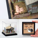 90mm cube miniature "Kebab store on the main street" : Taro, Diorama art work Non-scale 282