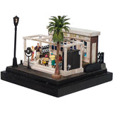 90mm cube miniature "Seaside Bar" : Taro, Diorama art work Non-scale 284