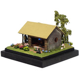 90mm cube miniature "Kita-kamakura old private house" : Taro, Diorama art work Non-scale 288