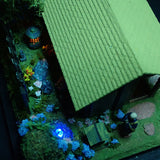 90mm cube miniature "Kita-kamakura old private house" : Taro, Diorama art work Non-scale 288