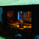 90mm cube miniature "Kita-kamakura old private house" : Taro, Diorama art work Non-scale 288