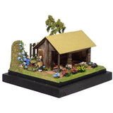 90mm cube miniature "Kita-kamakura old private house" : Taro, Diorama art work Non-scale 288