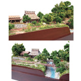 农民、牛棚和地方铁路 : Hiroji Yamao 涂装完成品 1:150 尺寸