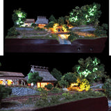 农民、牛棚和地方铁路 : Hiroji Yamao 涂装完成品 1:150 尺寸