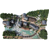 Electric Track Section in Hot Spring Resort: Hiroji Yamao, painted, 1:150 size