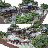 Electric Track Section in Hot Spring Resort: Hiroji Yamao, painted, 1:150 size