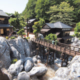 Electric Track Section in Hot Spring Resort: Hiroji Yamao, painted, 1:150 size