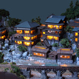 Electric Track Section in Hot Spring Resort: Hiroji Yamao, painted, 1:150 size