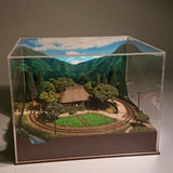 Straw Farmers and Local Railway : Yasuji Ibuchi Modeling work N (1:150)