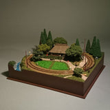 Straw Farmers and Local Railway : Yasuji Ibuchi Modeling work N (1:150)