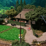 Straw Farmers and Local Railway : Yasuji Ibuchi Modeling work N (1:150)