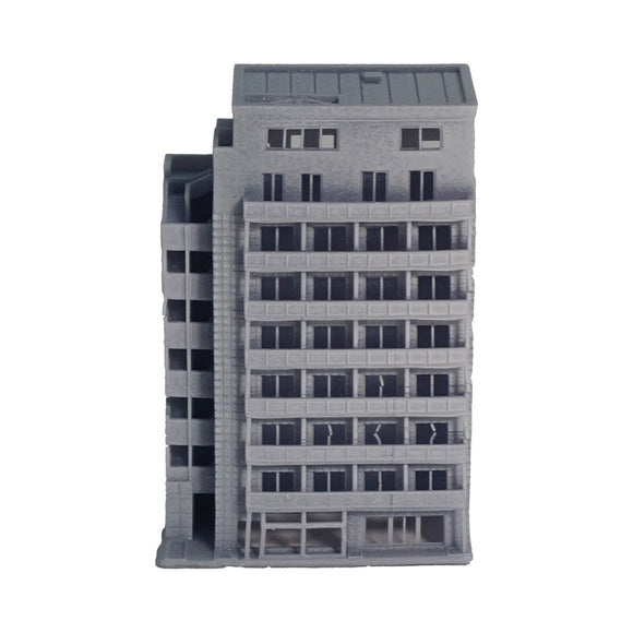 Sakatsu Mansion : Diorama City Building 3D unpainted kit 1:600 size 3002