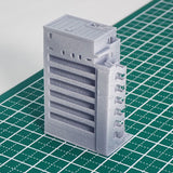 Sakatsu Mansion : Diorama City Building 3D unpainted kit 1:600 size 3002