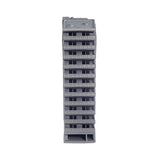 Neighborhood apartment : Diorama City Building 3D unpainted kit 1:600 size 3003