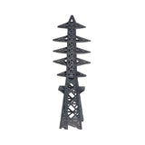 Set of 4 power transmission towers : Diorama City Building 3D unpainted kit 1:600 size 3005