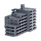 Sakagami Mansion : Diorama City Building 3D unpainted kit 1:600 size 3016