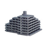 Sakagami Mansion : Diorama City Building 3D unpainted kit 1:600 size 3016