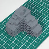 Sakagami Mansion : Diorama City Building 3D unpainted kit 1:600 size 3016