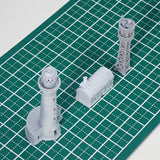Lighthouse Set : Diorama City Building 3D unpainted kit 1:600 size 3017