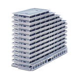 Apartment block A (12 stories) : Diorama City Building 3D unpainted kit 1:600 size 3018