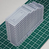 Apartment block A (12 stories) : Diorama City Building 3D unpainted kit 1:600 size 3018