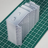 Apartment block B (13 stories) : Diorama City Building 3D unpainted kit 1:600 size 3019