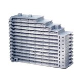 Apartment block B (13 stories) : Diorama City Building 3D unpainted kit 1:600 size 3019