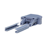 Station Building & Platform : Diorama City Building 3D unpainted kit 1:600 size 3020