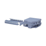 Station Building & Platform : Diorama City Building 3D unpainted kit 1:600 size 3020