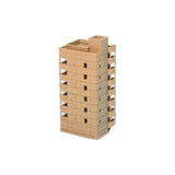 Next building on the left : Diorama City Building 3D unpainted kit 1:600 size 3021