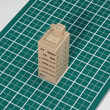 Next building on the left : Diorama City Building 3D unpainted kit 1:600 size 3021