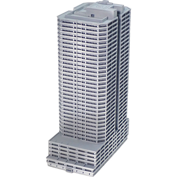 Tower Mansion B : Diorama City Building 3D unpainted kit 1:600 size 3024