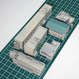 Elementary School Set : Diorama City Building 3D unpainted kit 1:600 size 3025