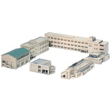Elementary School Set : Diorama City Building 3D unpainted kit 1:600 size 3025