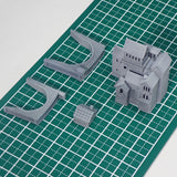 Forest Pavilion with Bridge : Fantasy Realm Architecture Building 3D unpainted kit 1:600 size 4001