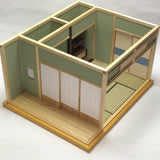 6 tatami mat Japanese-style room with alcove and floor armpit : Matsumoto Craft Works Yoshihiko Matsumoto Painted 1:12 scale