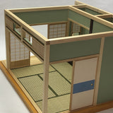 6 tatami mat Japanese-style room with alcove and floor armpit : Matsumoto Craft Works Yoshihiko Matsumoto Painted 1:12 scale