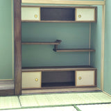 6 tatami mat Japanese-style room with alcove and floor armpit : Matsumoto Craft Works Yoshihiko Matsumoto Painted 1:12 scale