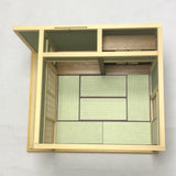6 tatami mat Japanese-style room with tokonoma (alcove) and tokowaki (floor armpit) with accessories : Matsumoto Craft Works Yoshihiko Matsumoto Painted 1:18 scale