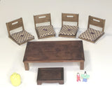 6 tatami mat Japanese-style room with tokonoma (alcove) and tokowaki (floor armpit) with accessories : Matsumoto Craft Works Yoshihiko Matsumoto Painted 1:18 scale